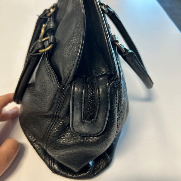 Etienne Aigner Soft Leather Small Top Handle Purse 9" tall x 12" wide x 3" deep - Picture 9 of 10